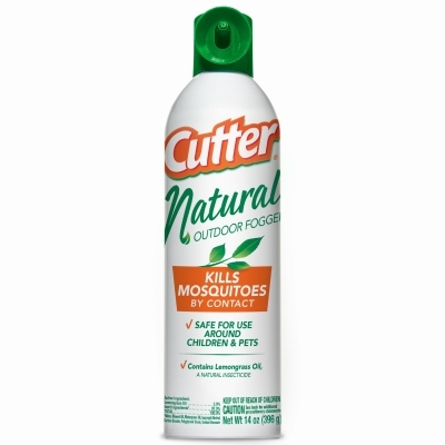 Cutter HG-95916 Natural Outdoor Fogger Spray, 14 oz Capacity, Carbon Dioxide, Lemongrass Oil
