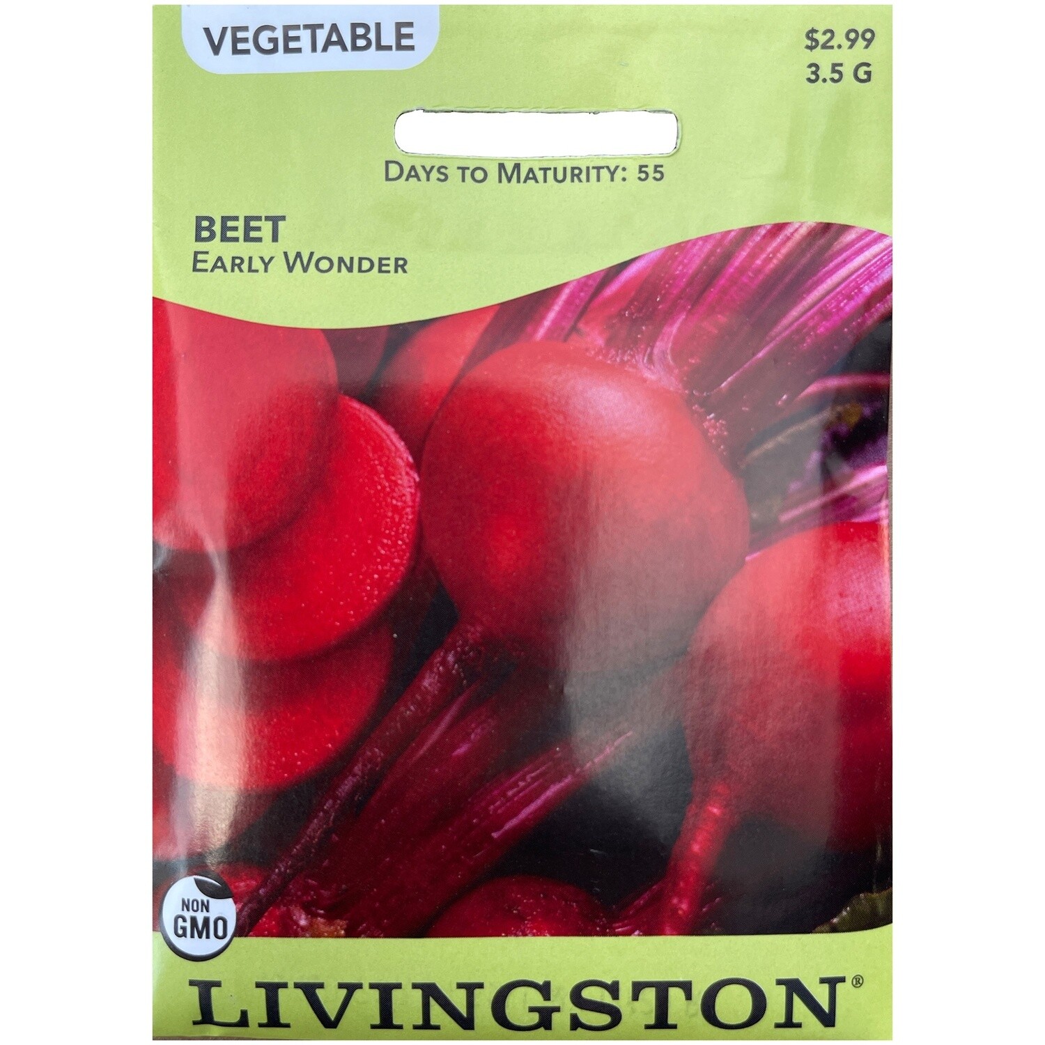 Y4115 Early Wonder Beet Seed, Beet, 5.16 g Pack