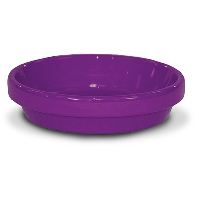 PCSA-4-V Saucer, 4-1/2 in Dia, Clay, Violet