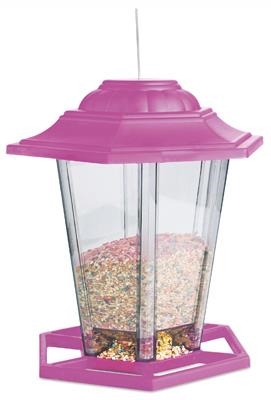 23951 Bird Feeder, Lantern, 1.5 lb, Mixed Seed, Plastic/Polypropylene, Assorted