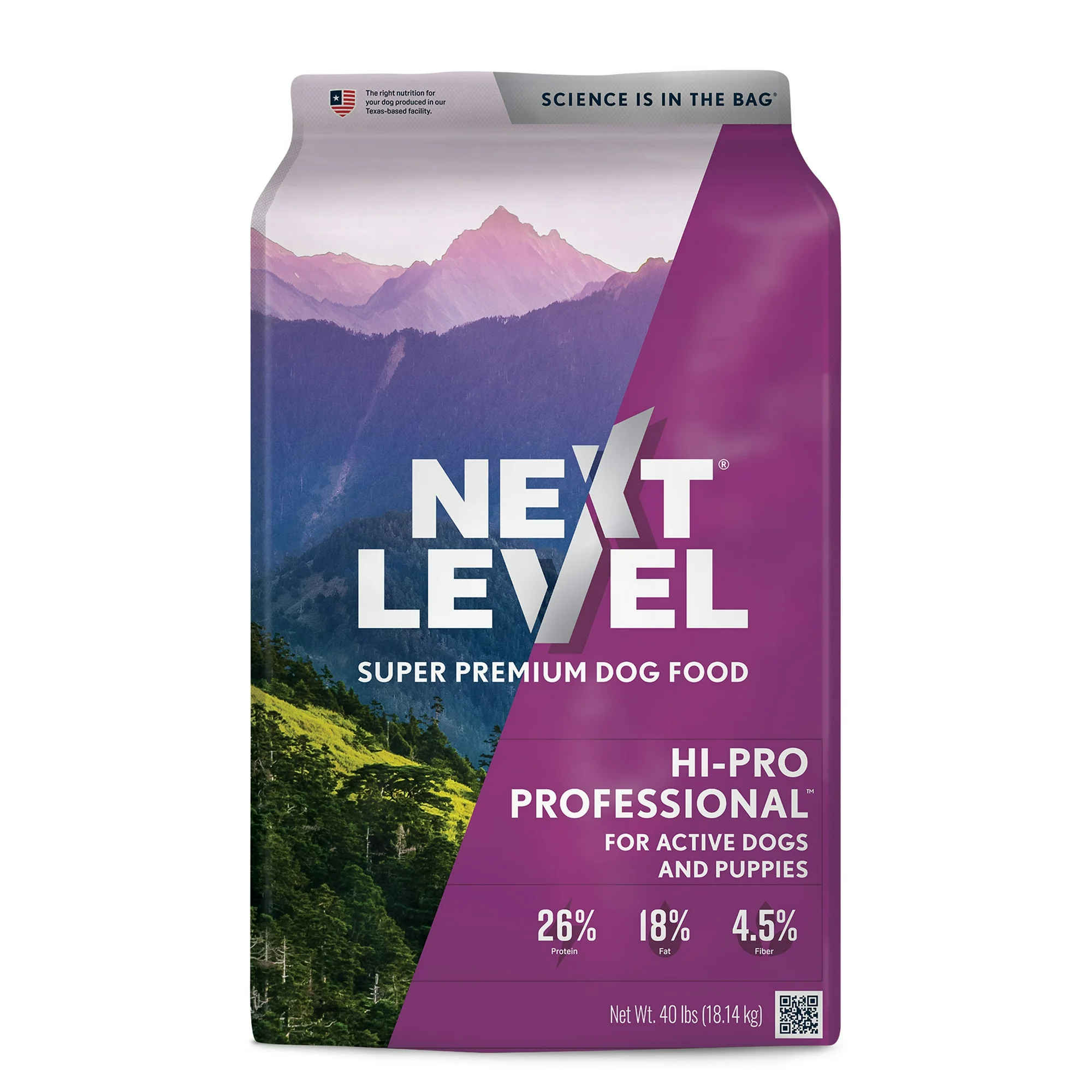 101PS40 Hi-Pro Professional Dry Dog Food, Beef, Bag, 40 lb