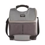 66174 Lunch Bag Cooler, 10-1/2 in L, 8-1/2 in W, Polyester, Gray