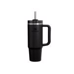The Quencher H2.0 FlowState Series 10-13236-001 Insulated Tumbler, 30 oz, Screw-On Lid, Stainless Steel, Black