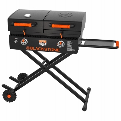 Blackstone Tailgater 1550 Grill and Griddle, 60,000 Btu, 2-Burner, 534 sq-in Primary Cooking Surface