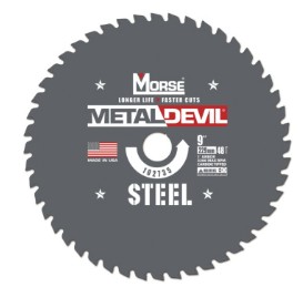 Metal Devil 102841 Circular Saw Blade, 14 in Dia, 1 in Arbor, 66-Teeth, Applicable Materials: Iron, Steel