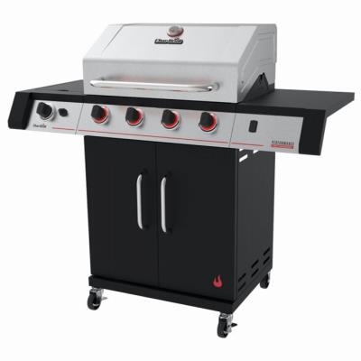 Performance 463341021-DI Gas Grill, 25,000 Btu, Liquid Propane, 4-Burner, Side Shelf Included: Yes