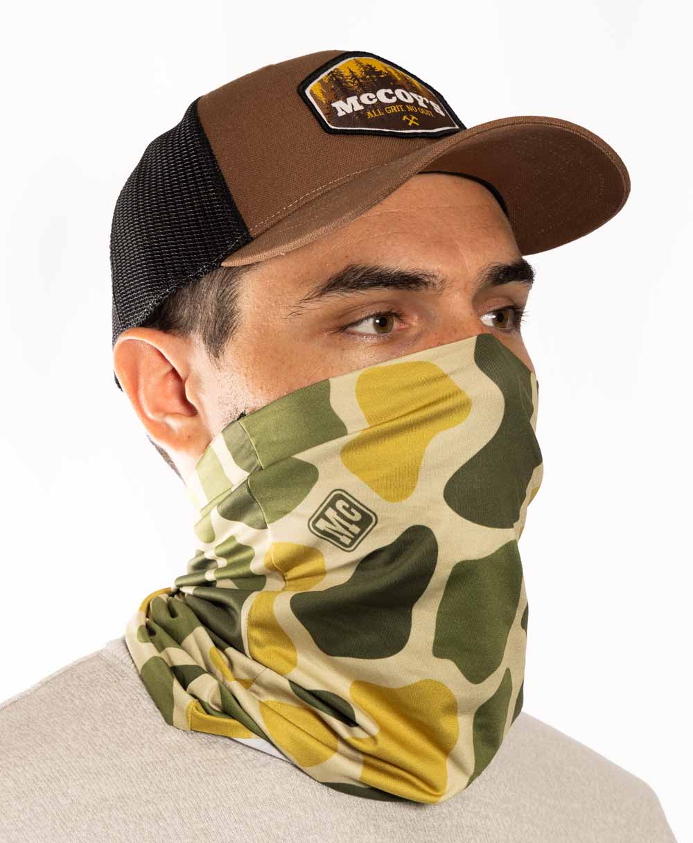 McCoy's MGYNG-MCCVCG Neck Gaiter, Vintage Camo Green