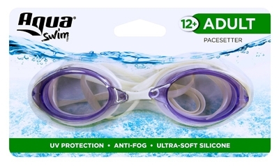 AQG1281P12 Youth Swim Goggles, Anti-Fog, UV Lens