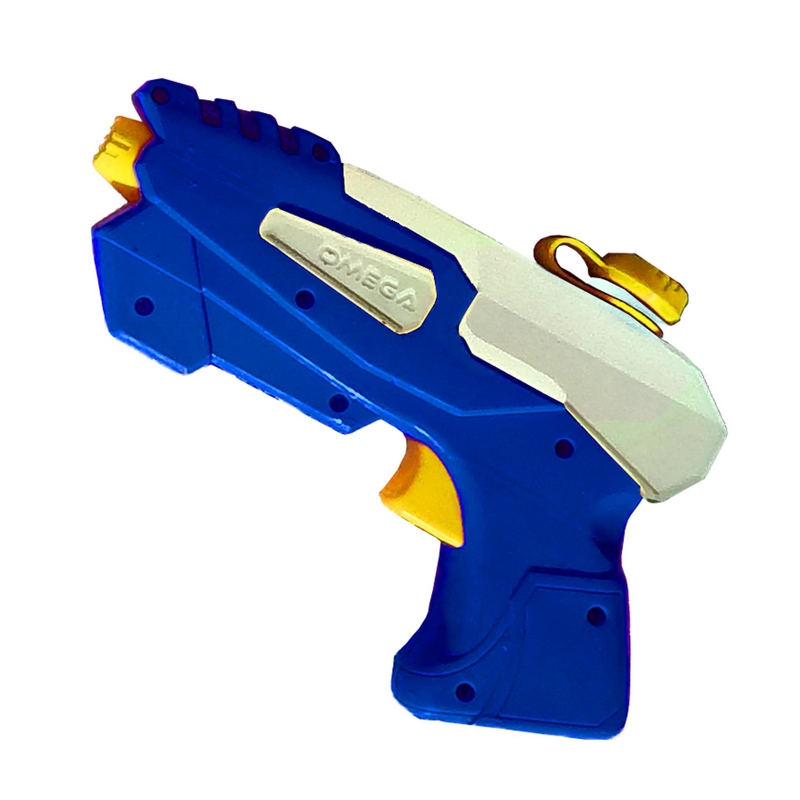 88113-7 Water Gun, 5 years and Up, Plastic, Blue/White