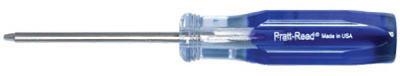 82548-HT Screwdriver, #1 Drive, Square Recess Drive, 3 in L Shank, Cellulose Acetate Handle, Fluted Handle