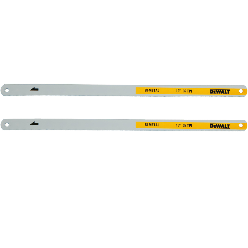 DWHT20550 Hacksaw Blade, 32 TPI, HCS Cutting Edge