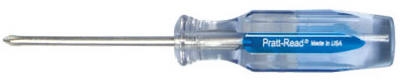 82395-HT Screwdriver, #1 Drive, Phillips Drive, 3 in L Shank, Cellulose Acetate Handle, Fluted Handle