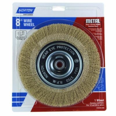 50594-038 Wire Wheel Brush, 8 in Dia