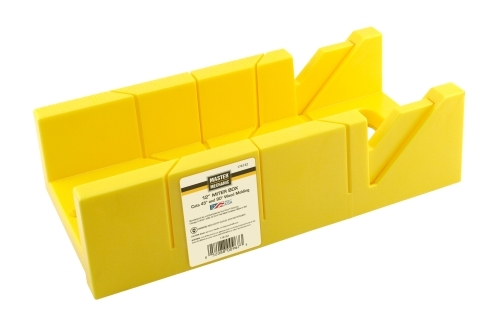 176132 Mitre Box, 45, 90, 135 deg Cutting Slot, Polystyrene