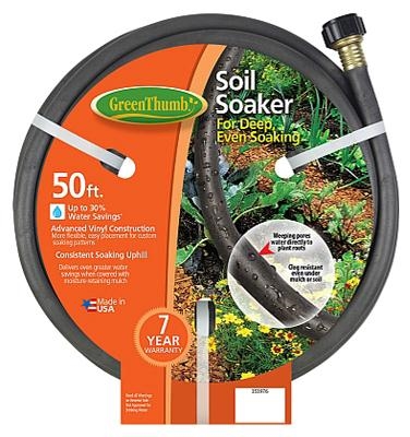 1030-50 Soaker Hose, 50 ft L, Vinyl