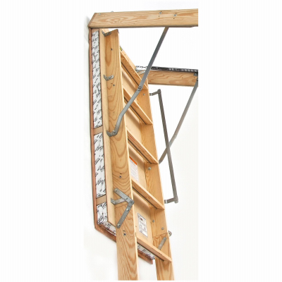 T305410R3 Attic Ladder, 10 ft H Ceiling, 375 lb