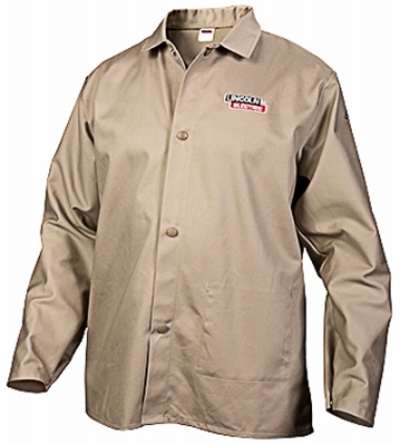 KH841-XXL 2XL Khaki Welding Shirt, Long Sleeve