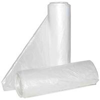 Hi-Lene Series HCR-334016C Anti-Microbial Coreless Can Liner, 33 gal, HDPE, Clear