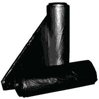 RCT-60 Royal Crown Top Liner, 38 x 58 in, 55 to 60 gal, Metalocene Blend, Black