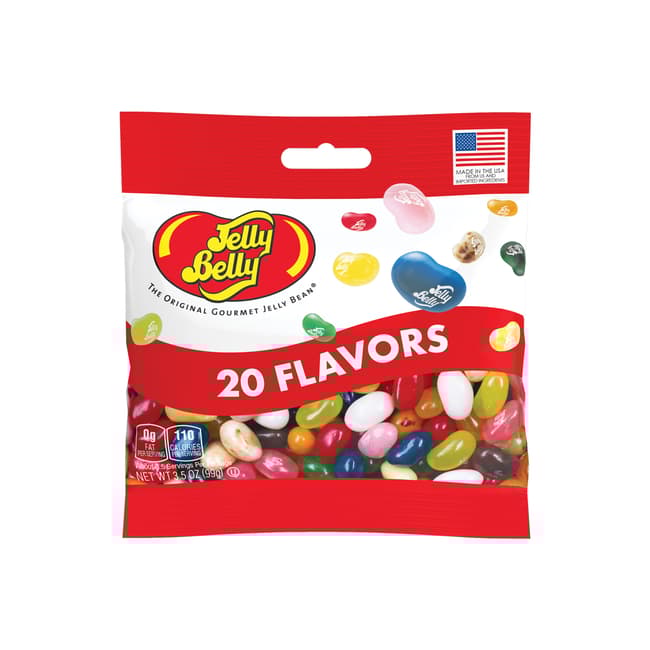 66110 Jelly Bean Candy, Assorted Fruits Flavor, 3.5 oz Bag
