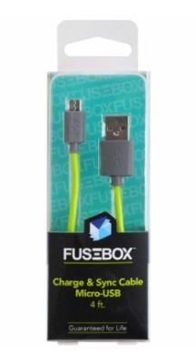 131 1704 FB2 USB Cable, Micro-USB, 4 ft L