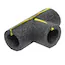 5TEE78H Tee Pipe Insulation, 3/4 in Dia, Polyethylene Foam, 1/2, 3/4 in Pipe