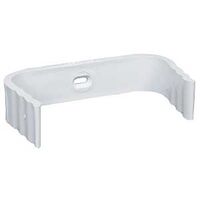 39029 Downspout Band, 1 in H x 7 in W x 8 in L, Vinyl, White