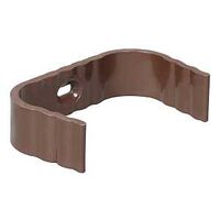 3902919 Downspout Band, 1 in H x 4 in W x 3 in L, Vinyl, Brown