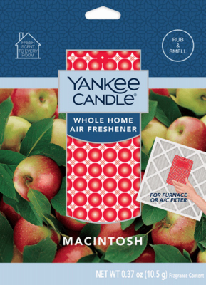 Yankee Candle Air Filter Freshener Gel Pad - Macintosh