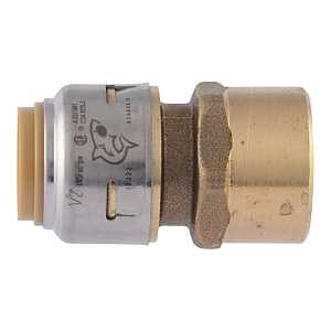 UR072A Adapter, 1/2 in, FNPT, Brass, 250 psi Pressure