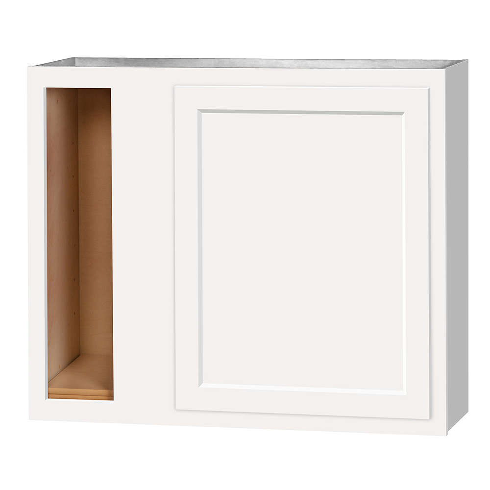 Kitchen Kompact Wall Corner Cabinet 36"X30"X12", White