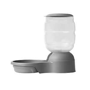 Replendish 24491 Gravity Feeder with Microban, S, 5 lb Volume, PET, Pearl Gray