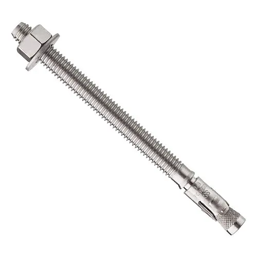 372368 Wedge Anchor, 3/8 in Dia, 5 in L, Stainless Steel