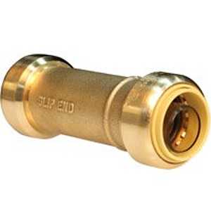 6630-303 Slip Pipe Coupling, 1/2 in, Brass, 200 psi Pressure