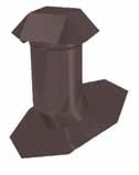 JACK6BRN Adjustable Pitch Roof Jack, Brown