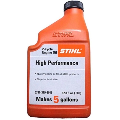 0781 319 8010 Engine Oil Mix, 12.8 oz, Bottle, Blue