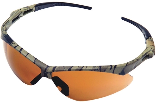 Stihl 7010 884 0320 Protective Glasses, Polycarbonate Lens, Wraparound Frame, Camo Frame, UV Protection: 99 %