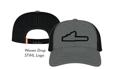 STIHL 7010 871 9206 Chainsaw Logo Cap, Charcoal/Black, Snap Back