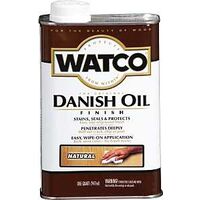 Watco 242218 Danish Oil, Transparent, Natural, Liquid, 1 qt, Can