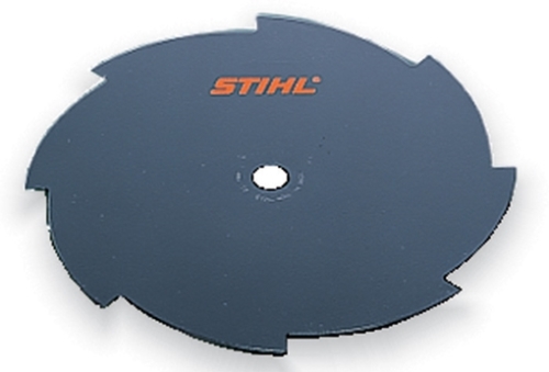 Stihl 4001 713 3803 Blade, 230 mm L, 255 mm W, Steel, For: STIHL FS55, FS250, FS56 C-E Bruscutters