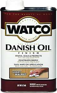 Watco 65551 Danish Oil, Transparent, Light Walnut, Liquid, 1 pt, Can