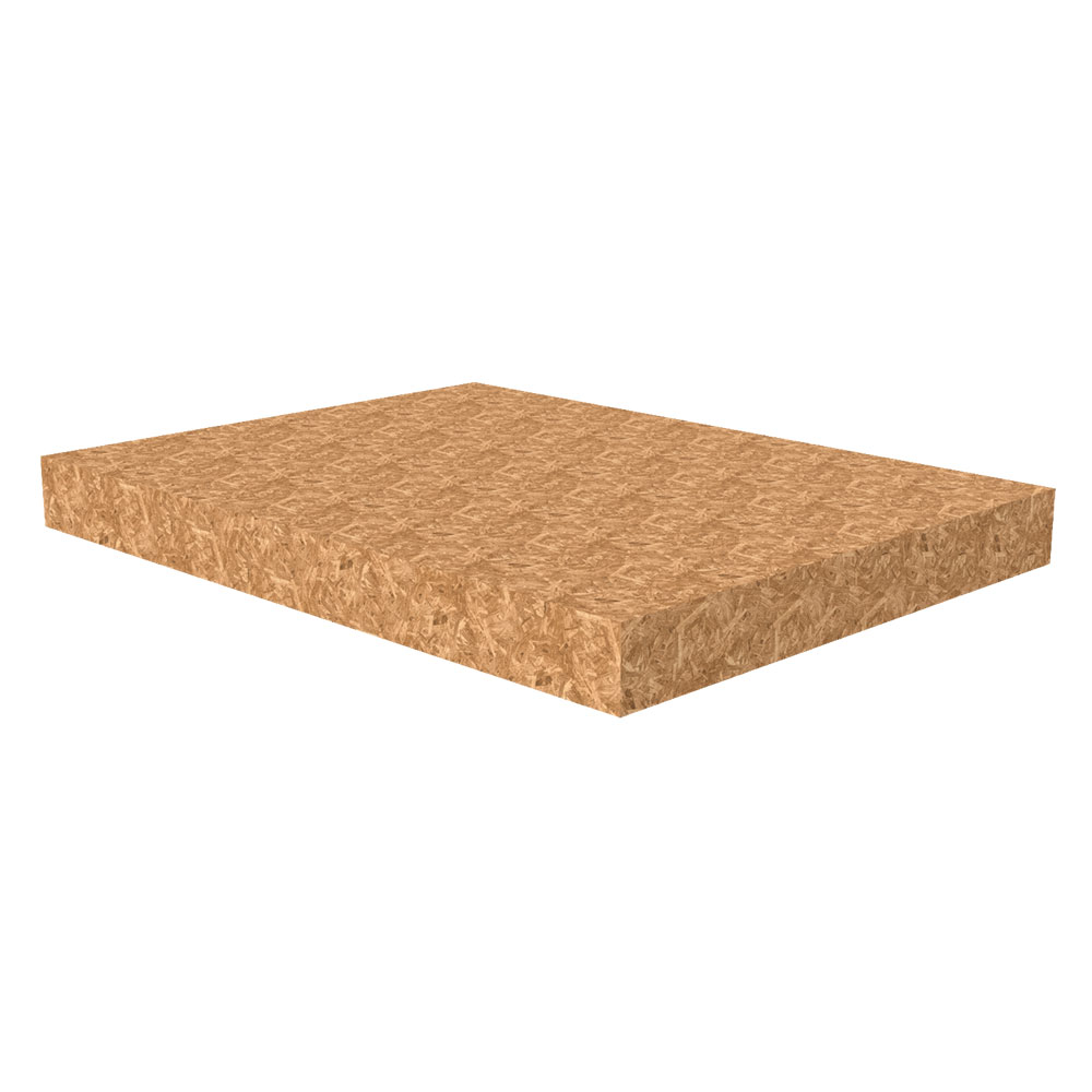 3/4 in Thickness, 15-1/4 in Width, 12 ft Length, Bullnose Particle Shelving Board
