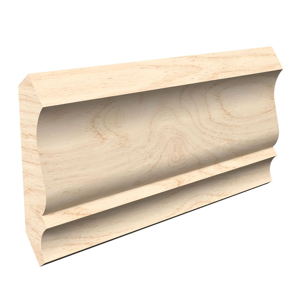 9/16 in Thickness, 2-3/4 in Width, Random Length Solid Pine 8010 Crown