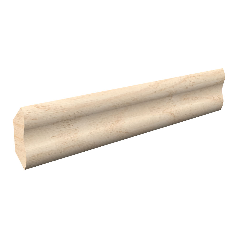 Solid Inside Corner, 8 ft L, 3/4 in W, Pine Wood