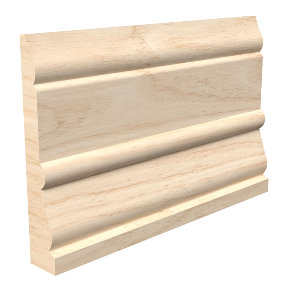 5/8 in Thickness, 3-1/2 in Width, Random Length Solid Pine LC11 Casing