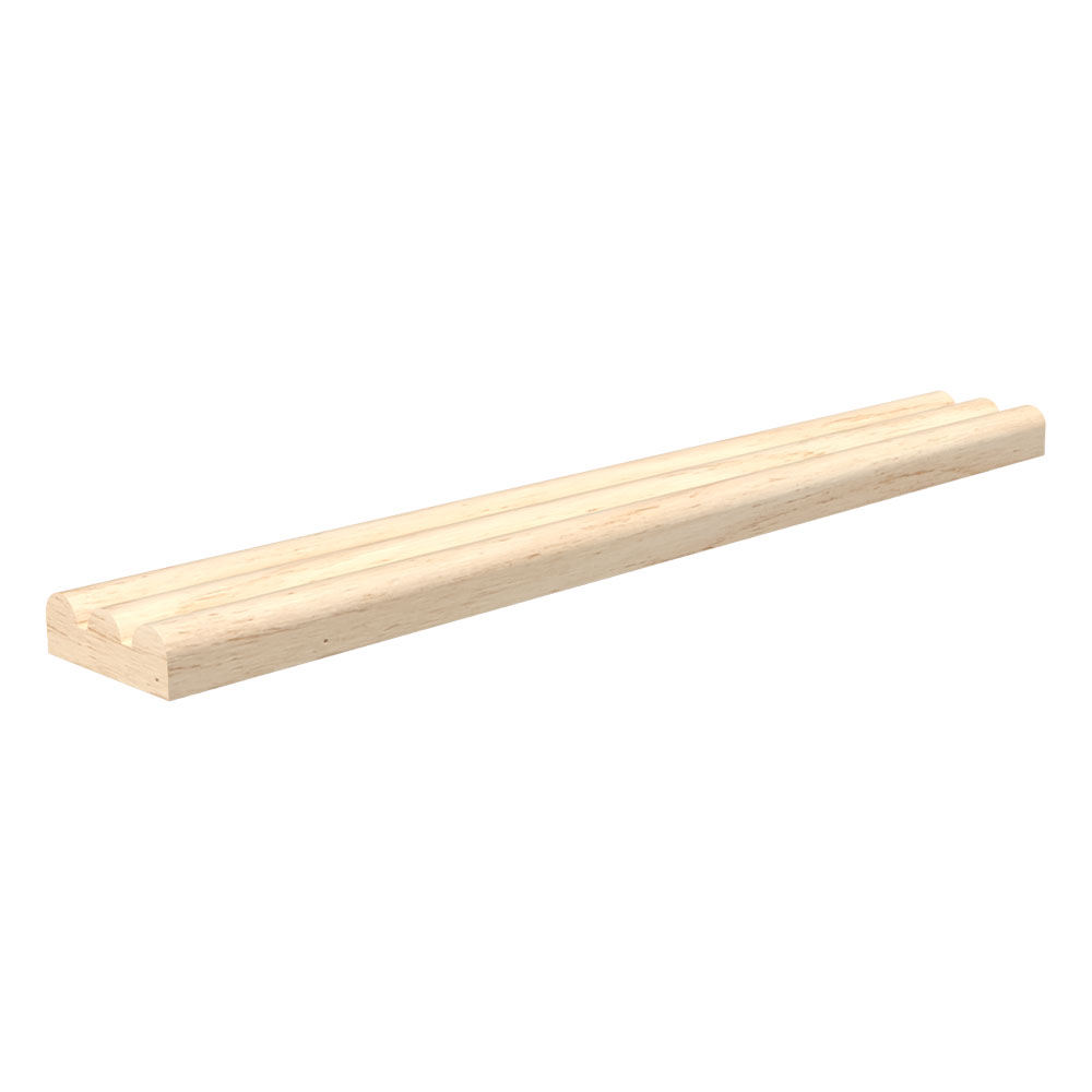 1/4 in Thickness, 3/4 in Width, Random Length Solid Pine 8611 Screen Mould
