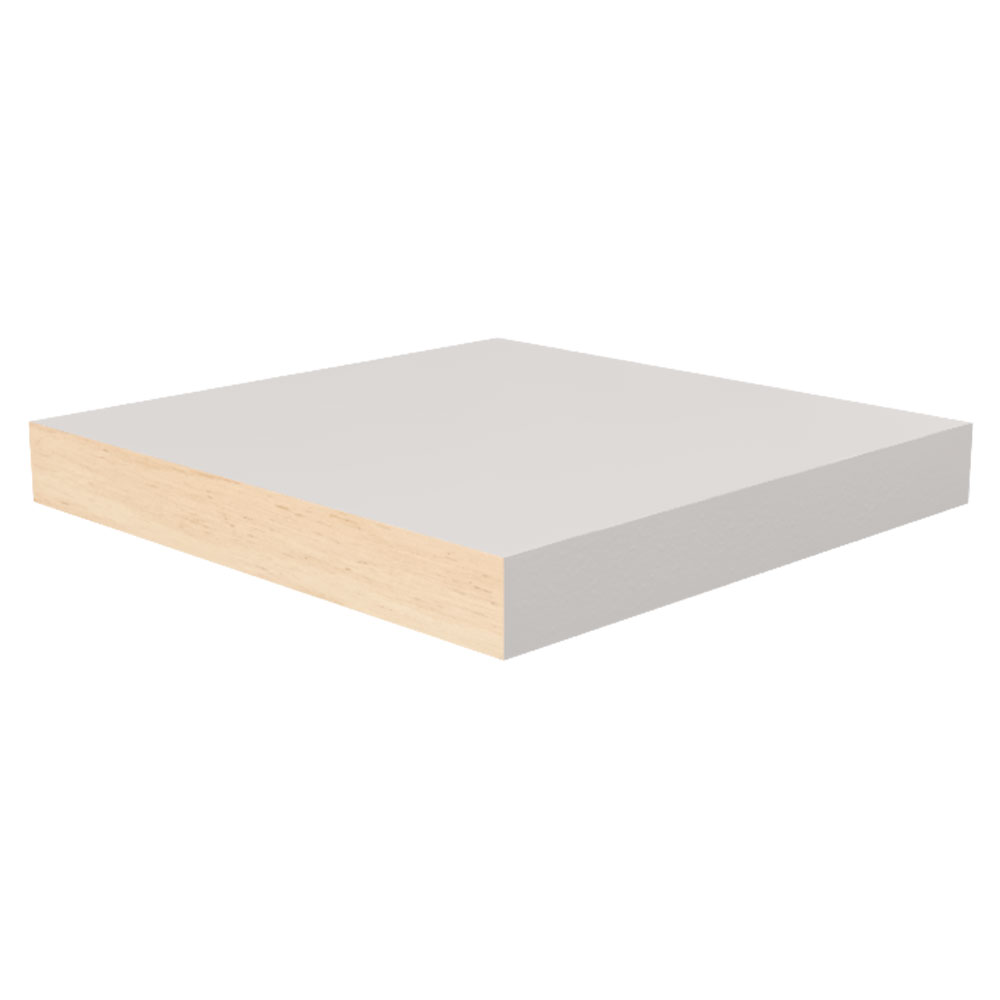 1 in x 6 in x 8 ft Primed Fingerjoint Pine S4S Board