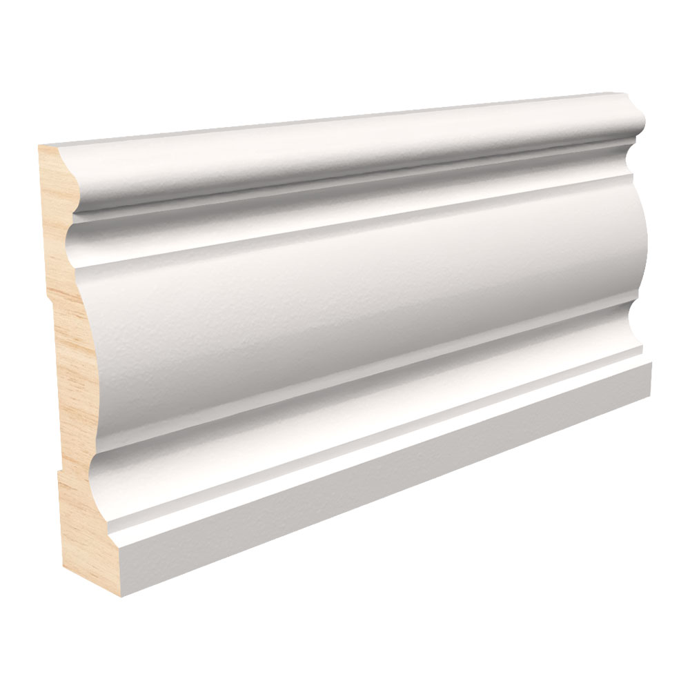 5/8 in Thickness, 2-1/2 in Width, 7 ft Length, Primed Fingerjoint Pine C322 Casing