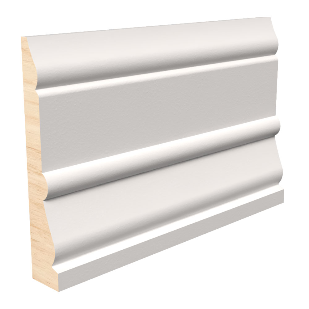 5/8 in Thickness, 3-1/2 in Width, 7 ft Length, Primed Fingerjoint Pine LC11 Casing
