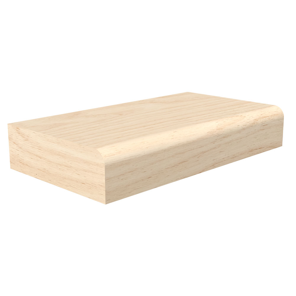 7/16 in Thickness, 1-3/8 in Width, 10 ft Length, Solid Pine 8541 Door Stop